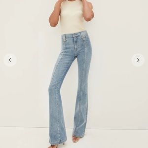 Veronica beard Beverly skinny flare high rise jeans lakeshore size 29